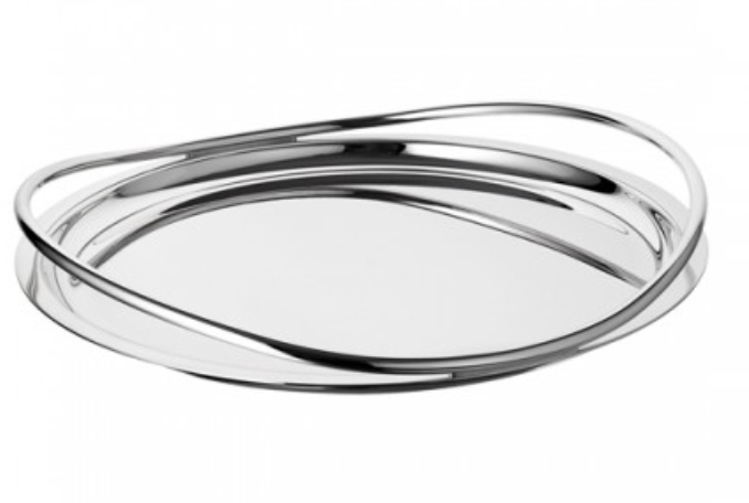 Christofle - Round Tray Vertigo ø 39cm
