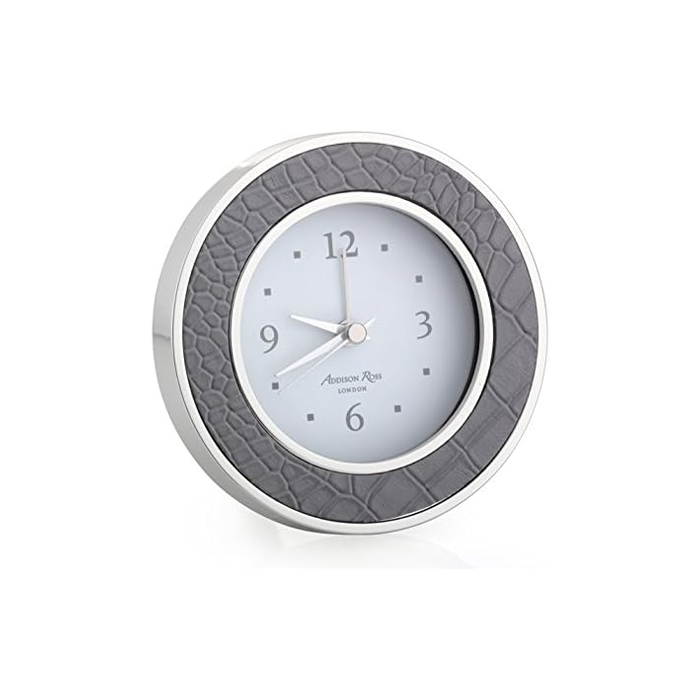 Addison Ross - Clock Dove Grey Faux Croc