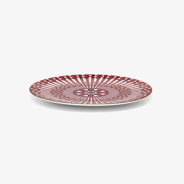 Baccarat - Arcade Bread Plate 16cm Red