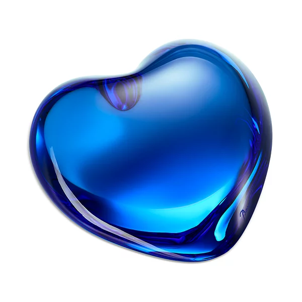 Baccarat - Coeur Amor - Crystal Heart Blue