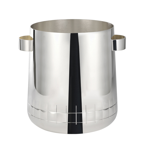 Christofle - Champagne cooler Graphik Silver plated