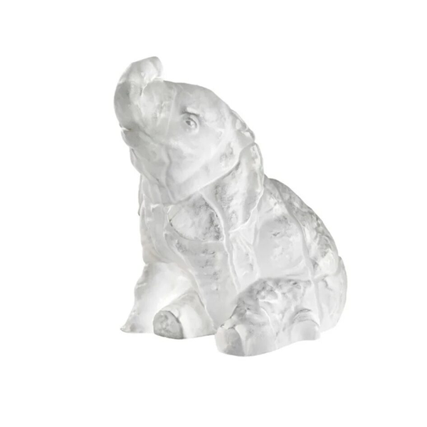 Lalique - Baby Elephant Sculpture