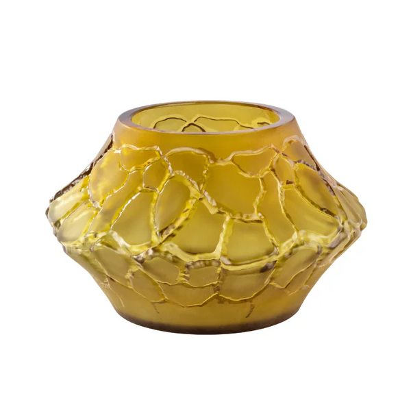 Lalique - Caldera Vase / Votive Small - Canyon