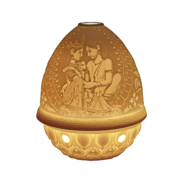 Lladro - Lithophane Votive Light - Divine Love