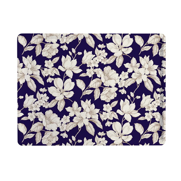 Platex - Laminated Tray Slim Magnolia 28 x 20cm Blue Marine