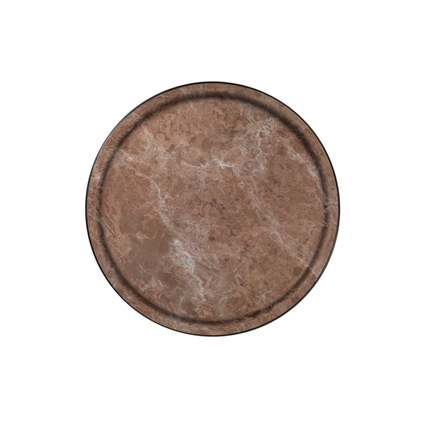 Platex - Limo Tray ø 36 Marble Bronze