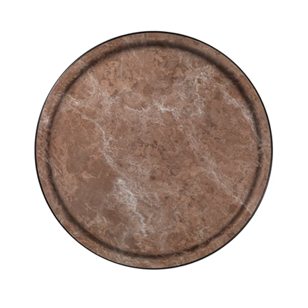 Platex - Limo Tray ø 45 Marble Bronze