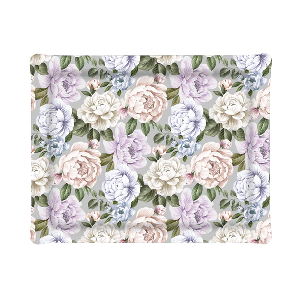 Platex - Tray Acrylic 37 x 28cm Peony Grey