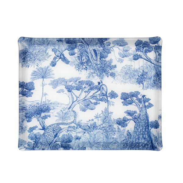 Platex - Tray Acrylic 46 x 36cm Blue Animalia Blue