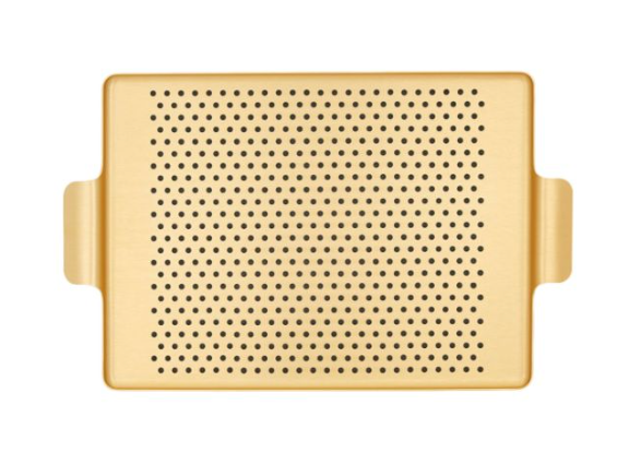 Kaymet - Tray Rubber Grip Gold - Medium 370 x 275 mm