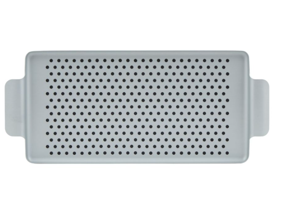 Kaymet - Tray Rubber Grip Silver - Canape 350 x 175 mm