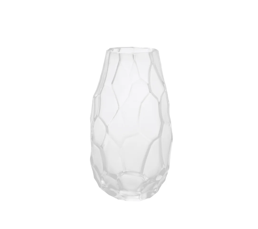 Shop the lalique silex small clear vase