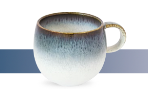 Pozzi Milano - Porcelain Mug 375 ml - Nuances Blue
