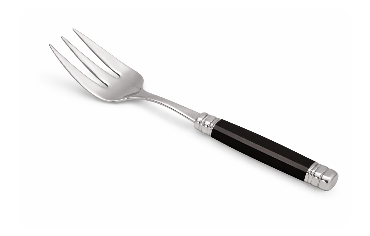 Pozzi Milano - Serving Fork - Black Rivadossi