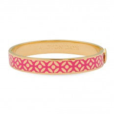 Halcyon Days - Rose Bangle Hot Pink/Gold