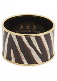 Halcyon Days - Zebra Print Small Bangle