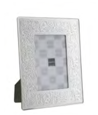 Argenesi - Glass Picture Frame - Flowers, Silver - Large