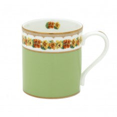 Halcyon Days - Shell Garden Floral Nasturtium Mug