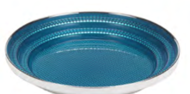 Argenesi - Babel Tray by Karim Rashid - Blue 30cm