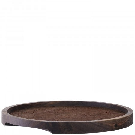 LSA - City Serving Tray Walnut/Cork ø30cm