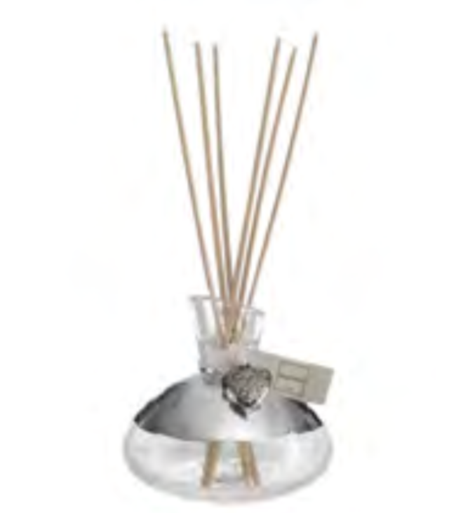 Argenesi - Craquelè Glass Pomander - Apple & Cinnamon Diffuser Set