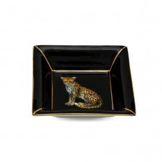 Halcyon Days - Leopard Square Tray