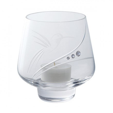 Dartington - Crystal Glitz Hummingbird Votive (candle holder)