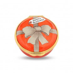 Halcyon Days - Happy Birthday - Enamel Box