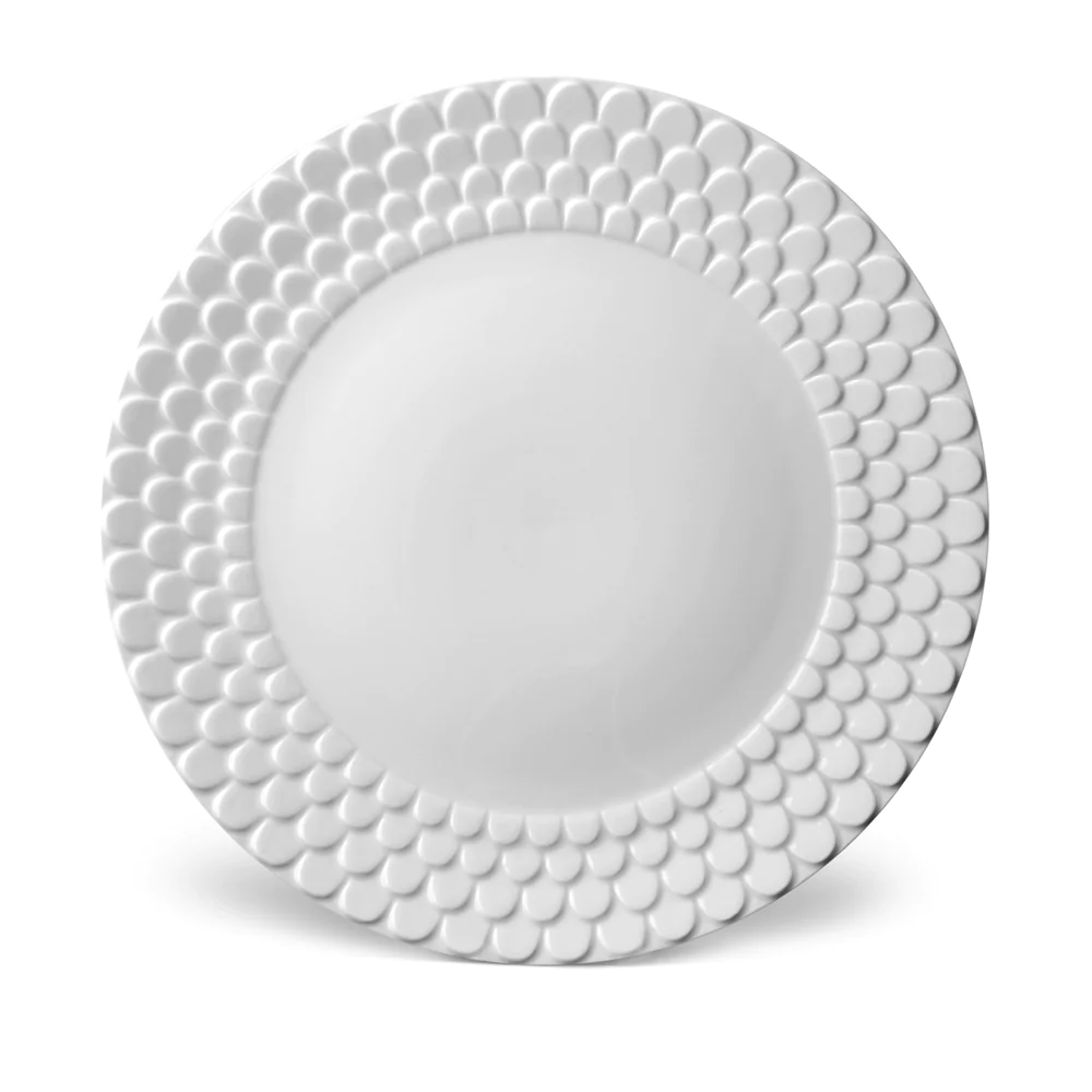 L'Objet - Aegean White Sculpted Charger 30cm