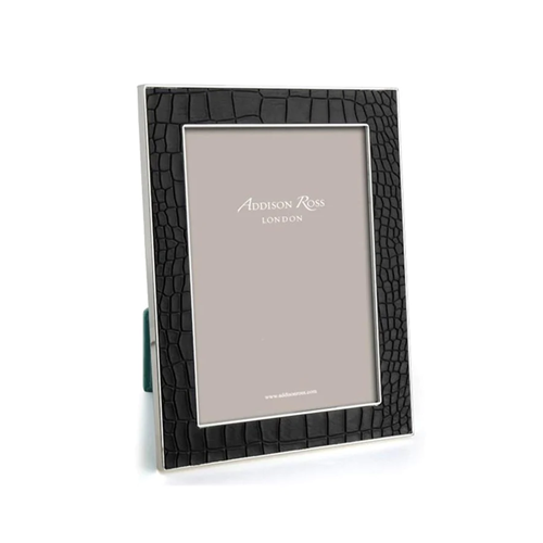 Addison Ross - Faux Croc Black Frame 4 x 6