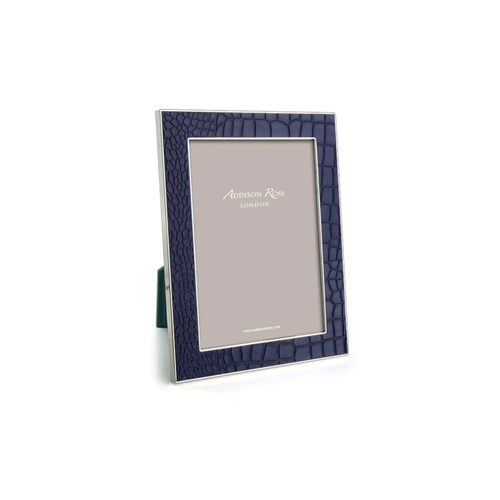 Addison Ross - Faux Croc Blue Frame 4 x 6
