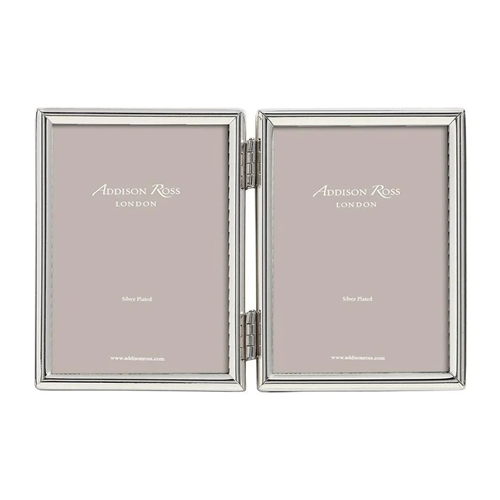 Addison Ross - Sliver Plated Double Frame 2 x 3