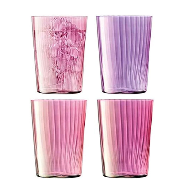 LSA - Gems Tumbler 560ml Assorted Garnet x 4