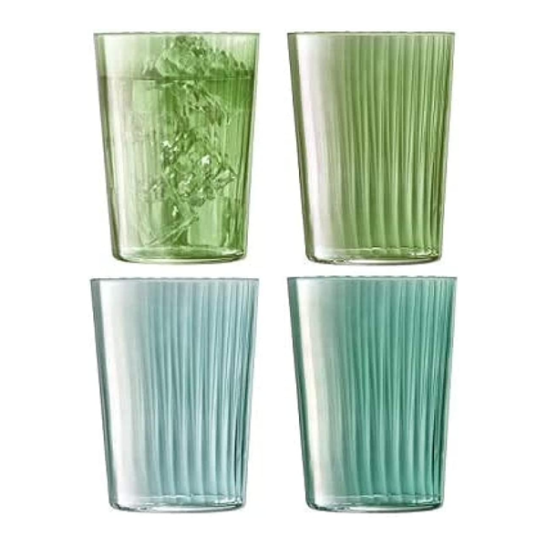 LSA - Gems Tumbler 560ml Assorted Jade x 4