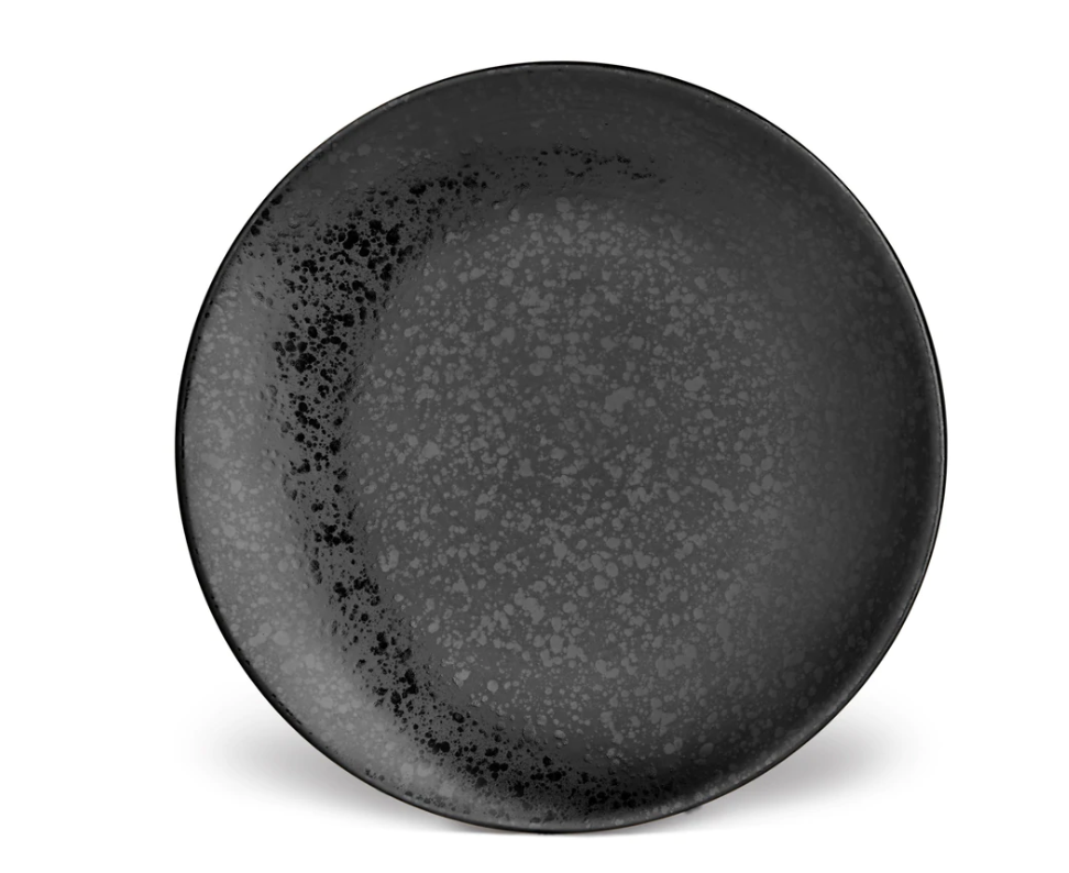 L'Objet - Alchimie Black Dessert Plate