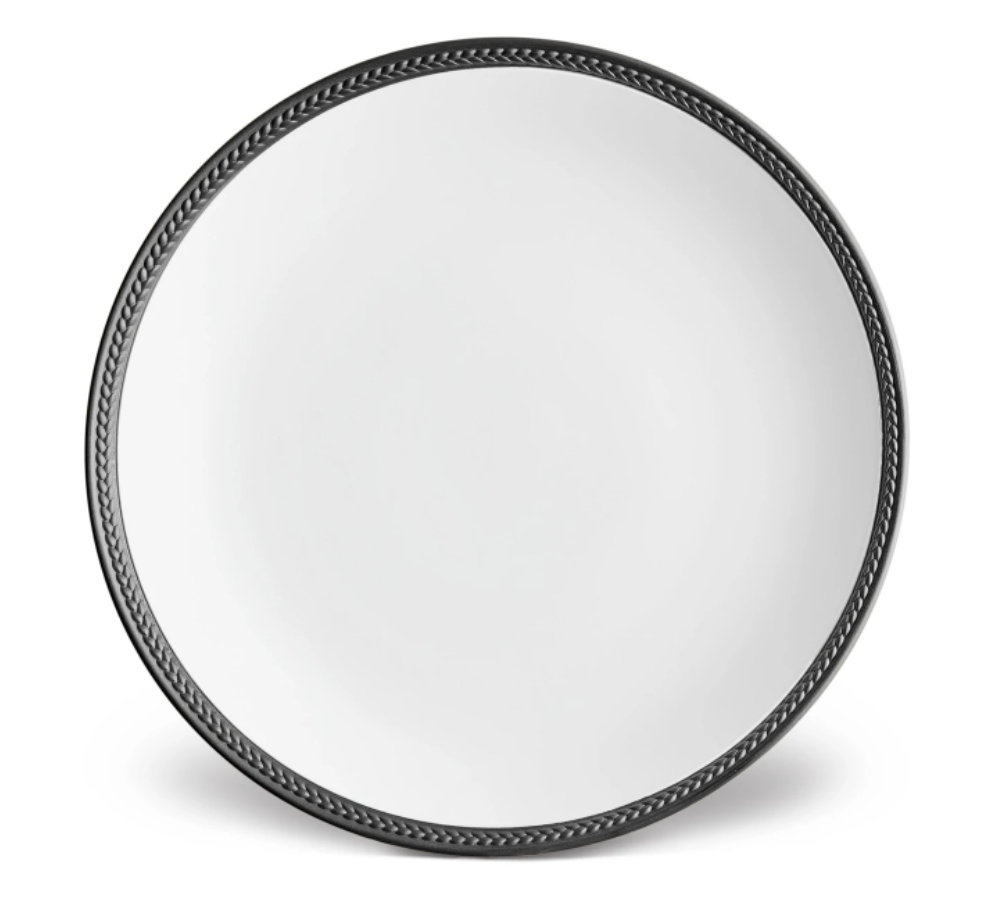 L'Objet - Soie Tressée Dinner Plate - Black