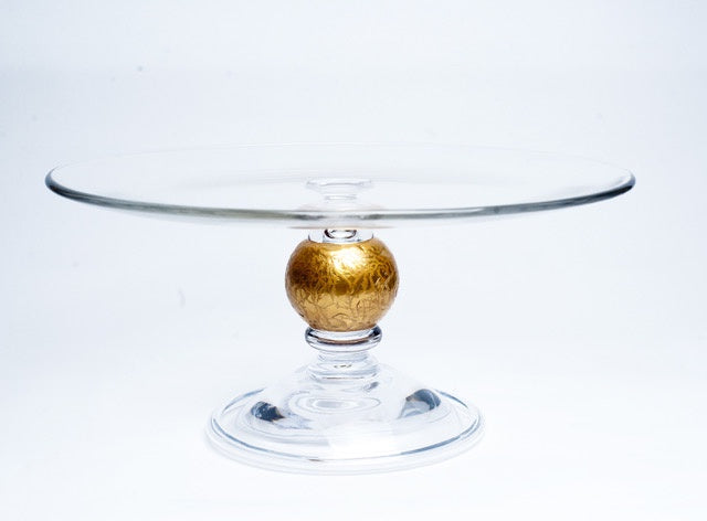 VdE Griffe - Capriccio Gold Cake Stand 33cm