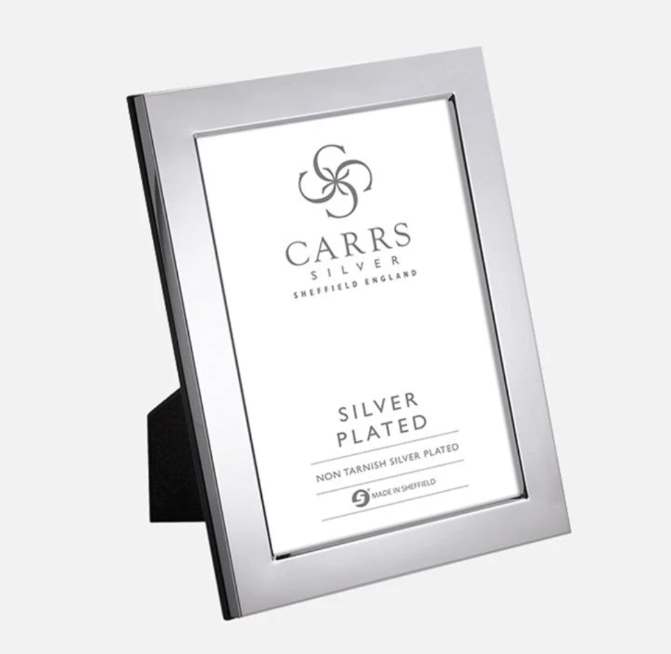 Carrs - Silver Plated Flat Frame 7 x 5