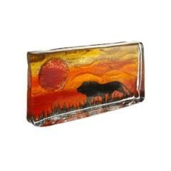 Caithness Glass - Safari King of the Jungle (Art Glass Sandcast)