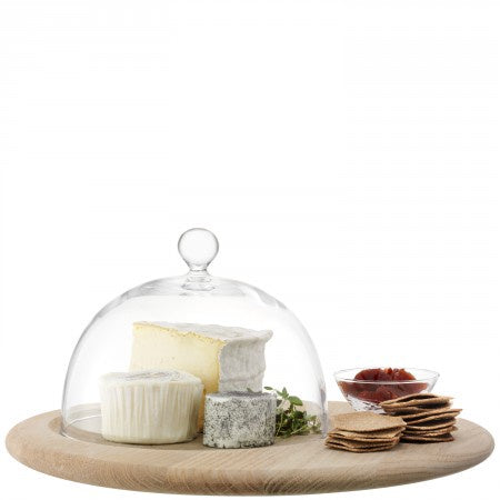 LSA - Serve Cheese Set & Oak Base