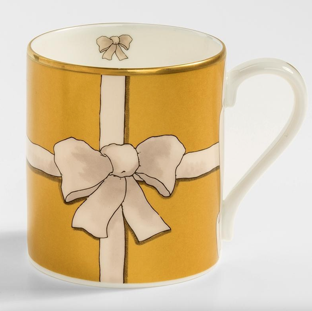 Halcyon Days - Ribbon Mug - Gold