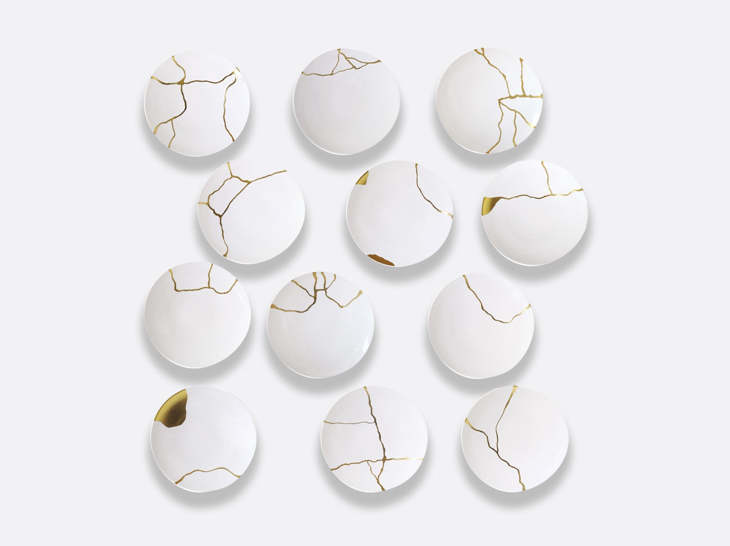 Bernardaud - Kintsugi Set of 6 Dinner Plates