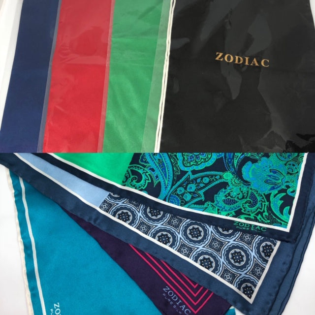 Men's Range - 100% Pure Silk Pocket Square / Pochette