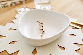 Lind Dna - Stoneware Deep Plate Off White