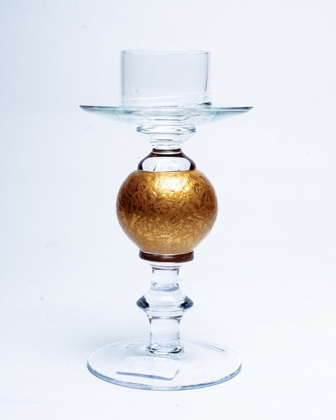 VdE Griffe – Capriccio Gold Candle Holder H20cm