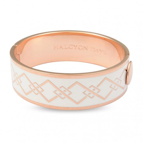 Halcyon Days - Trellis Bangle Cream/rose
