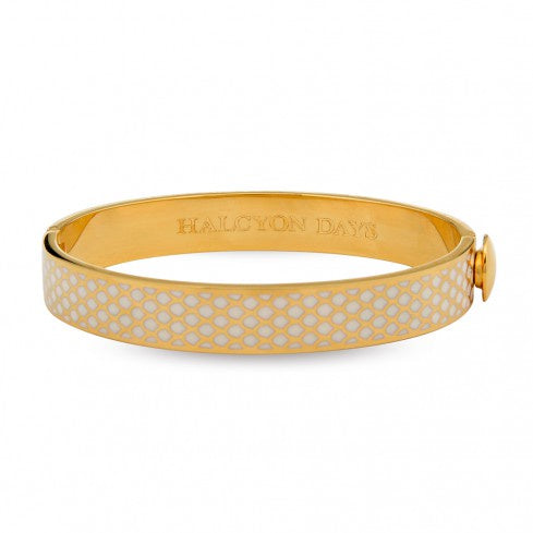Halcyon Days - Salamander Bangle Cream/gold
