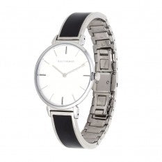 Halcyon Days - Maya - Black-Palladium-Plain Bangle Strap Watch