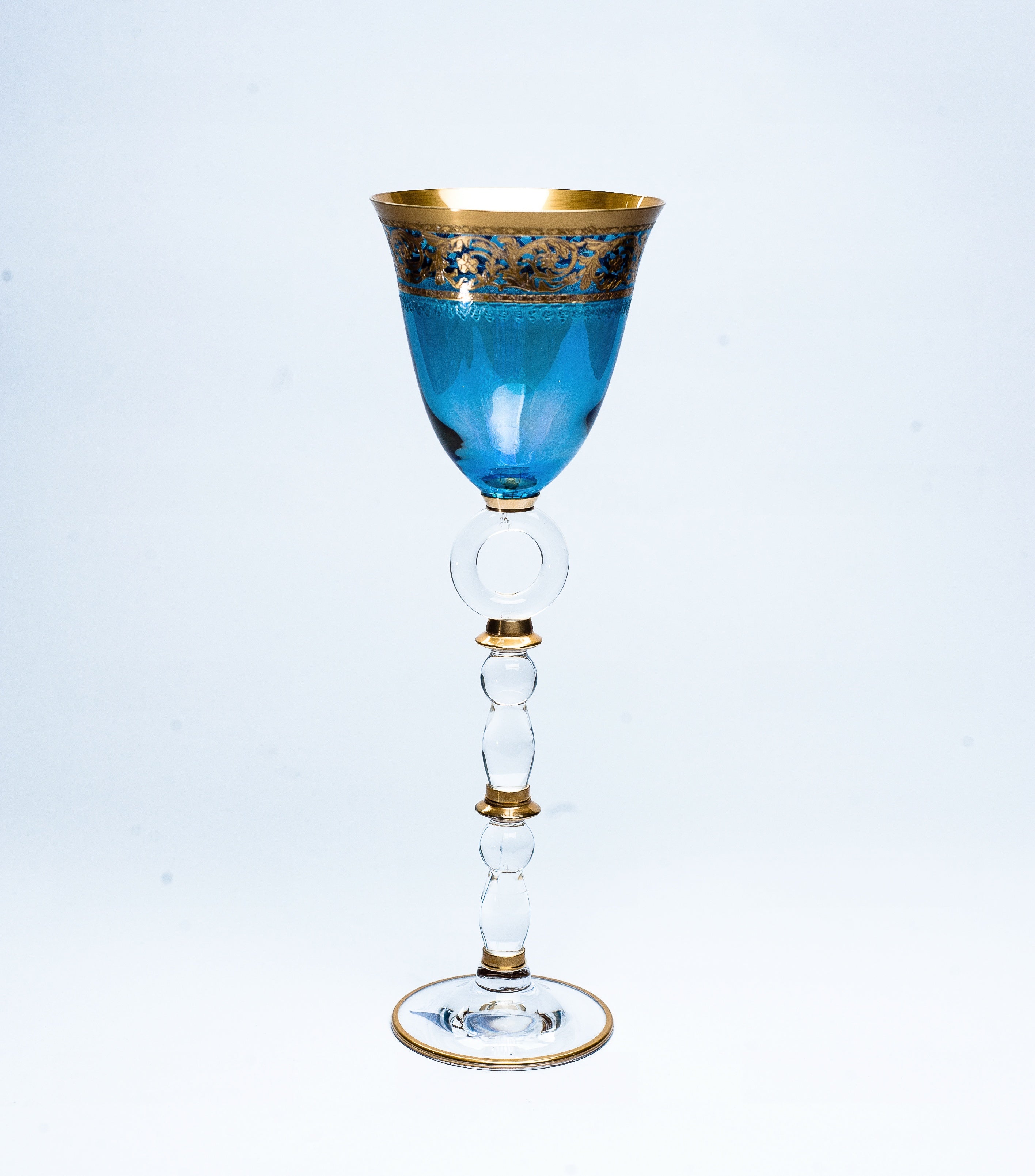 VdE Griffe - Pompadour Gold Water Chalice Blue