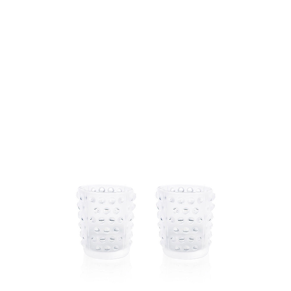 Lalique - Mossi Votive Clear Pair